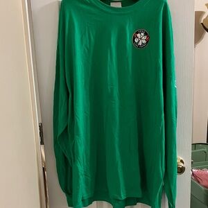 A Girl Thing Green Long Sleeve Tee